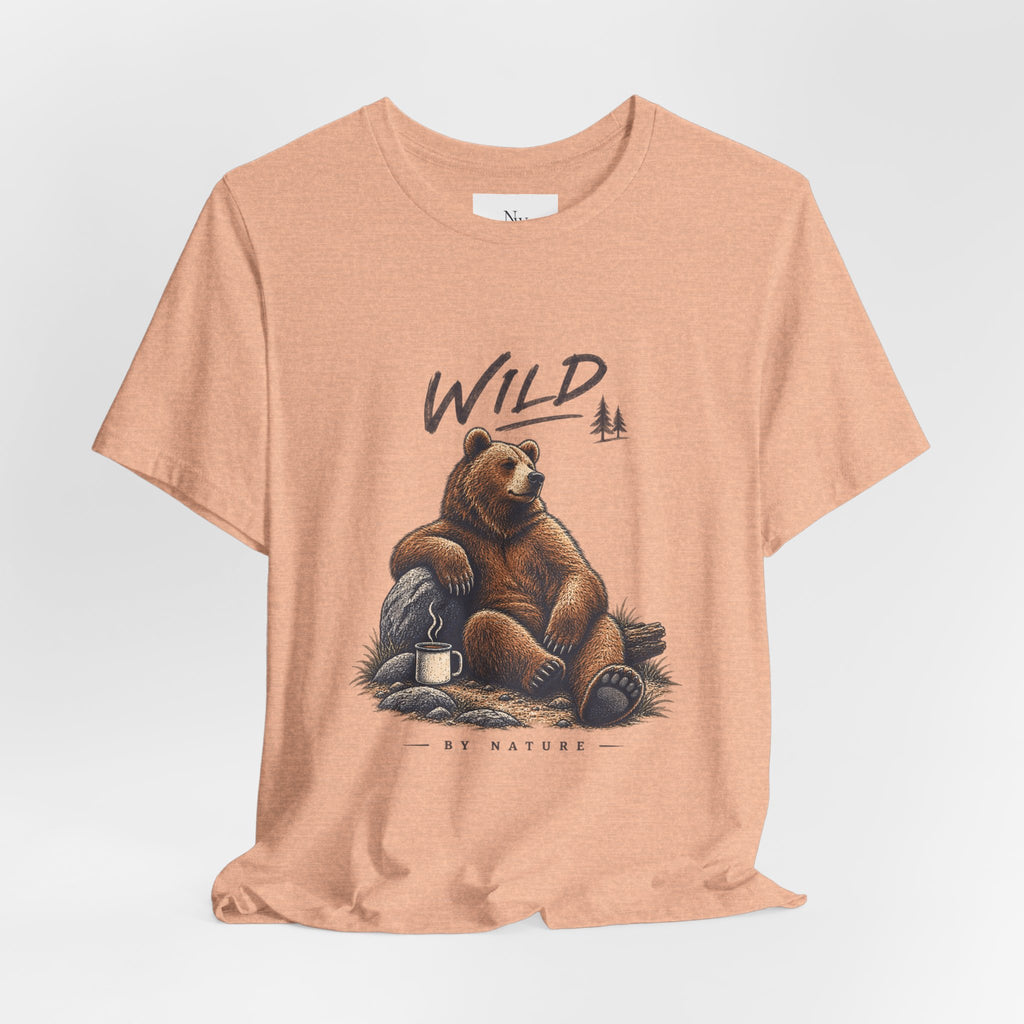 Wild at Heart Bear T-Shirt — Outdoor Nature Graphic Tee