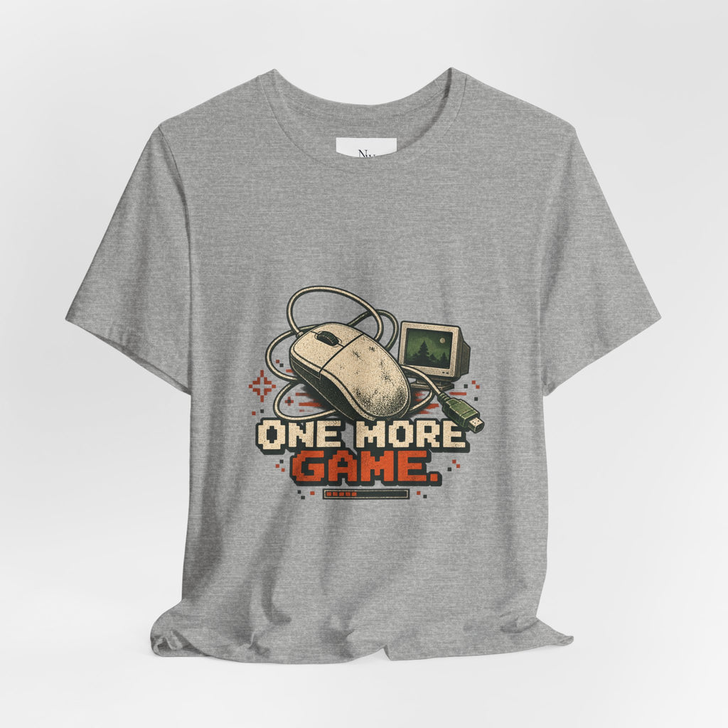 Gaming Tee — "One More Game" Retro LAN Party T-Shirt
