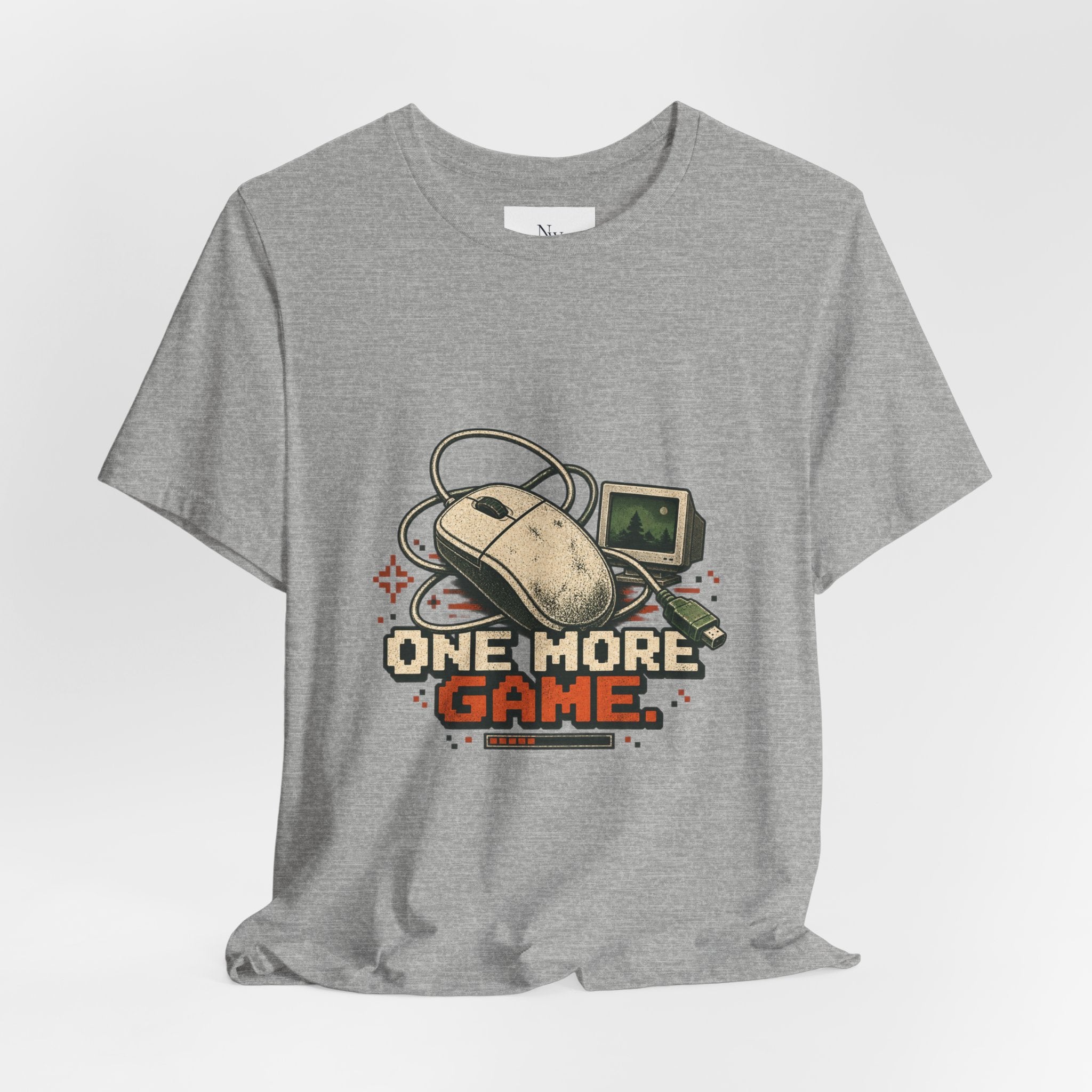 Gaming Tee — "One More Game" Retro LAN Party T-Shirt