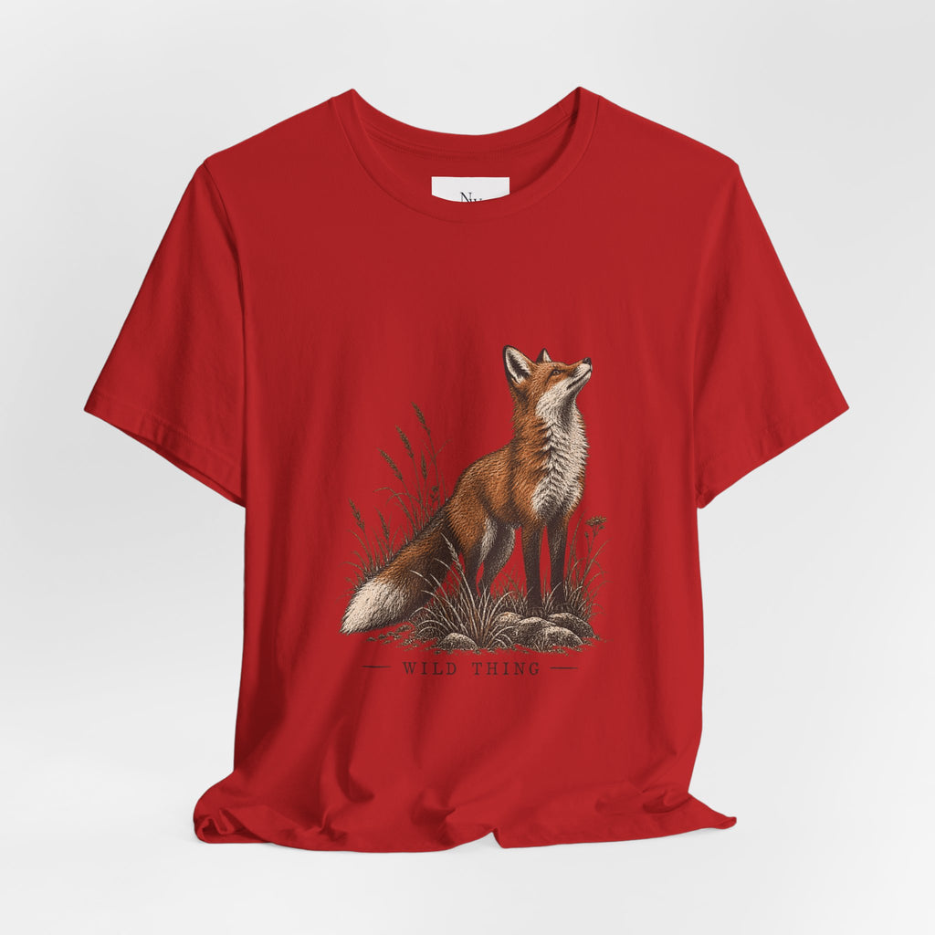 Wild Things Fox Tee — Woodland Nature Graphic T-Shirt