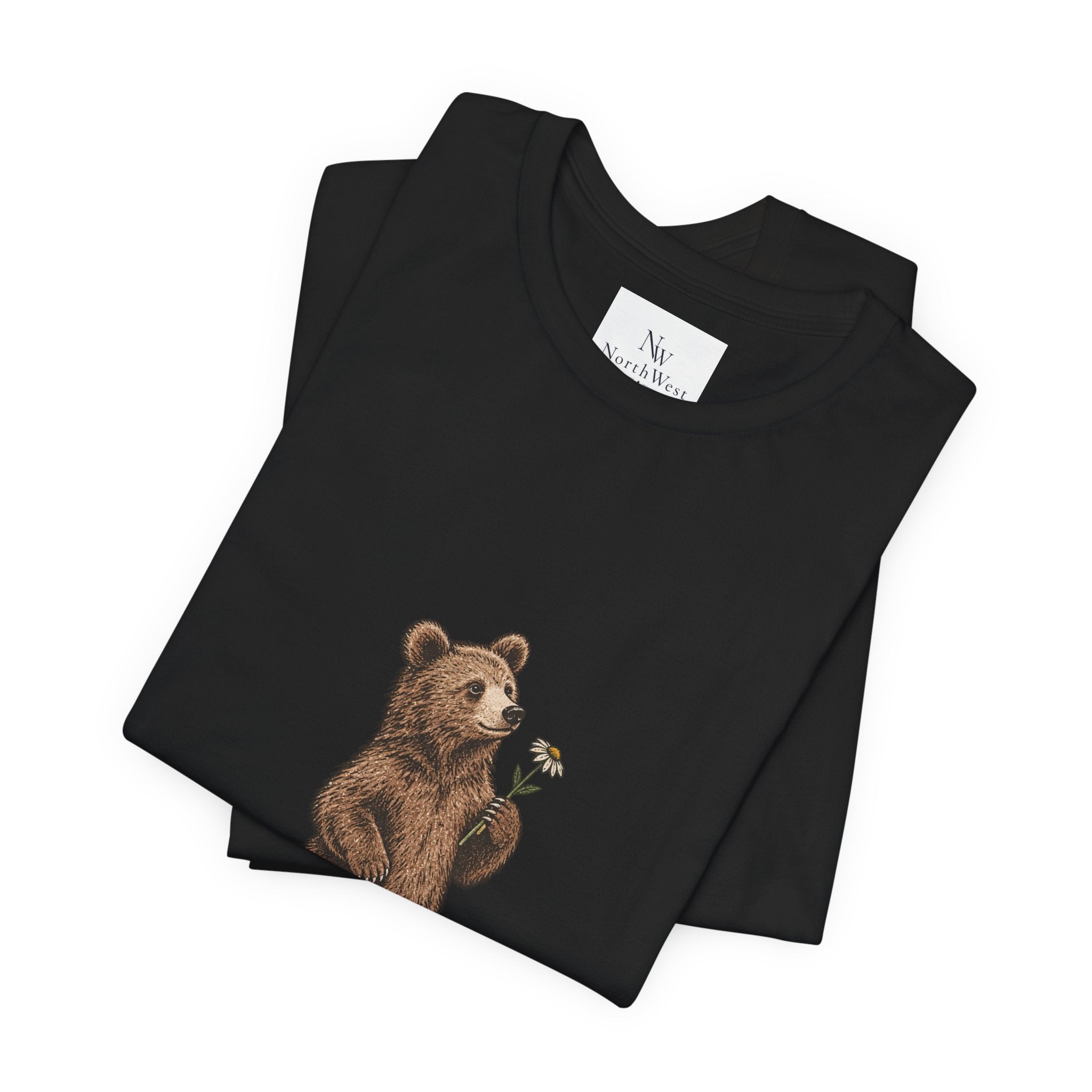Little Wild One Bear Tee — Born A Little Wild Graphic T-Shirt