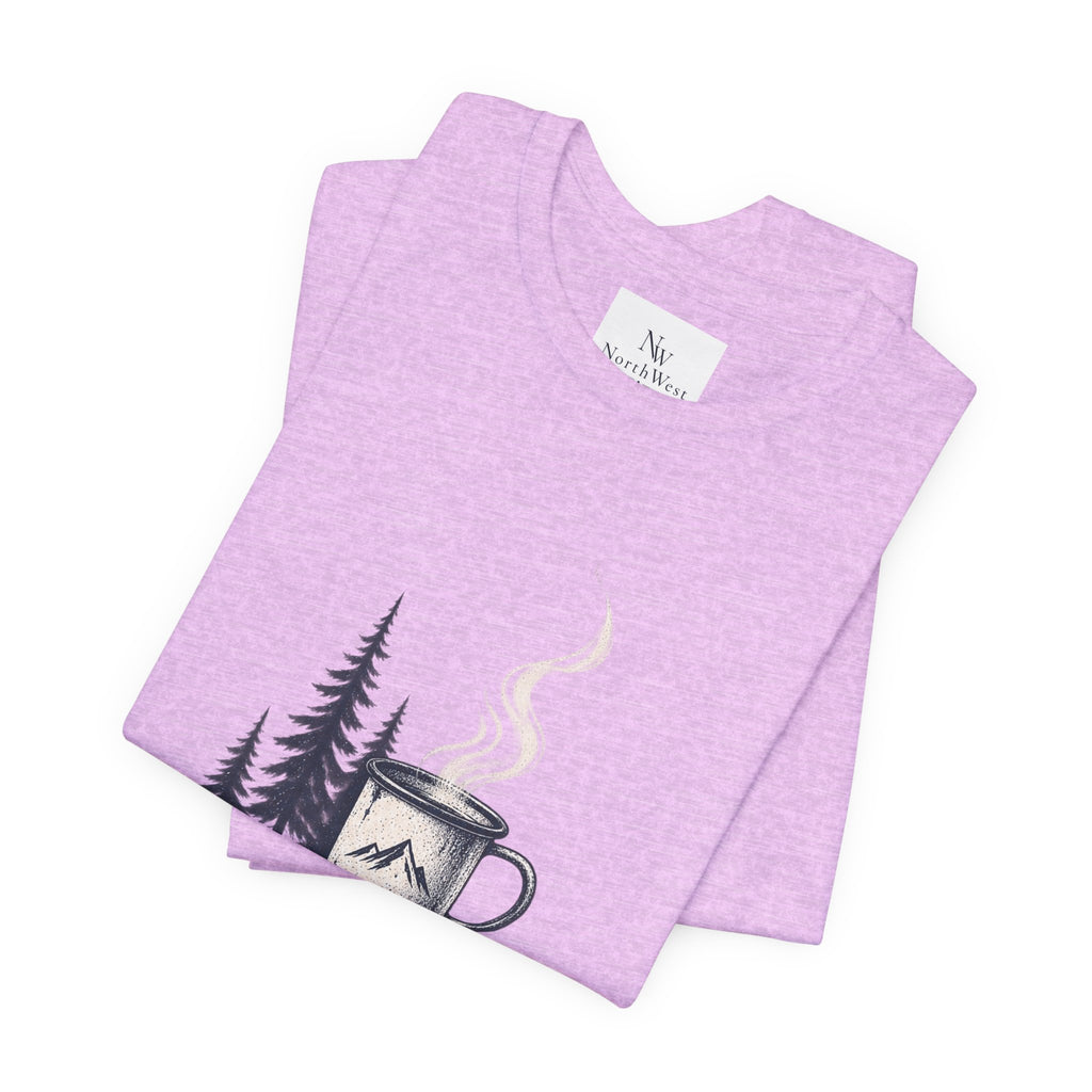 5:42 AM Camping T‑Shirt — "Before Everyone Else" Morning Coffee & Mountain Tee
