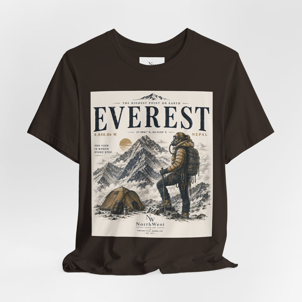 Everest Adventure Tee — Mountain Climber Vintage Graphic T‑Shirt