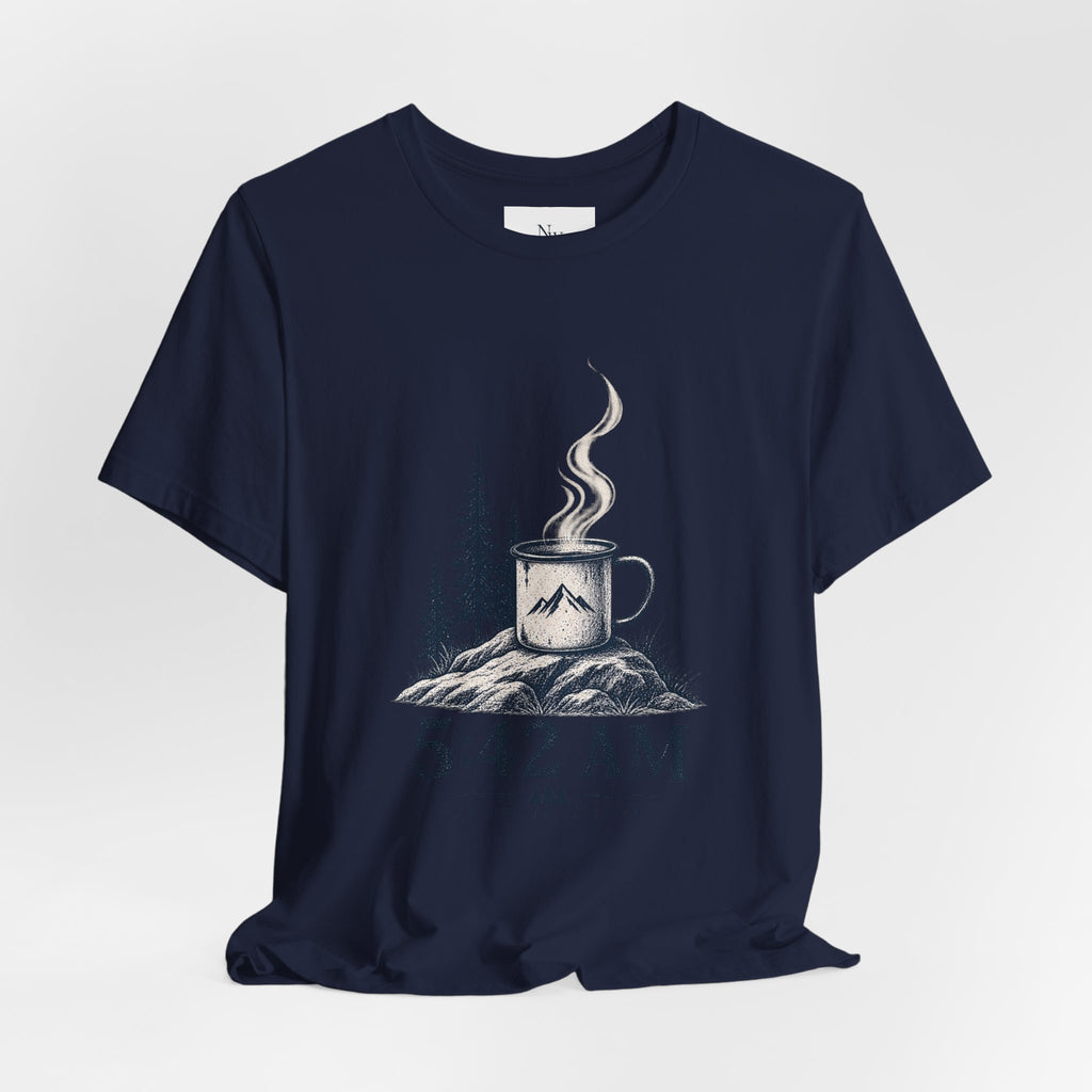 5:42 AM Camping T‑Shirt — "Before Everyone Else" Morning Coffee & Mountain Tee