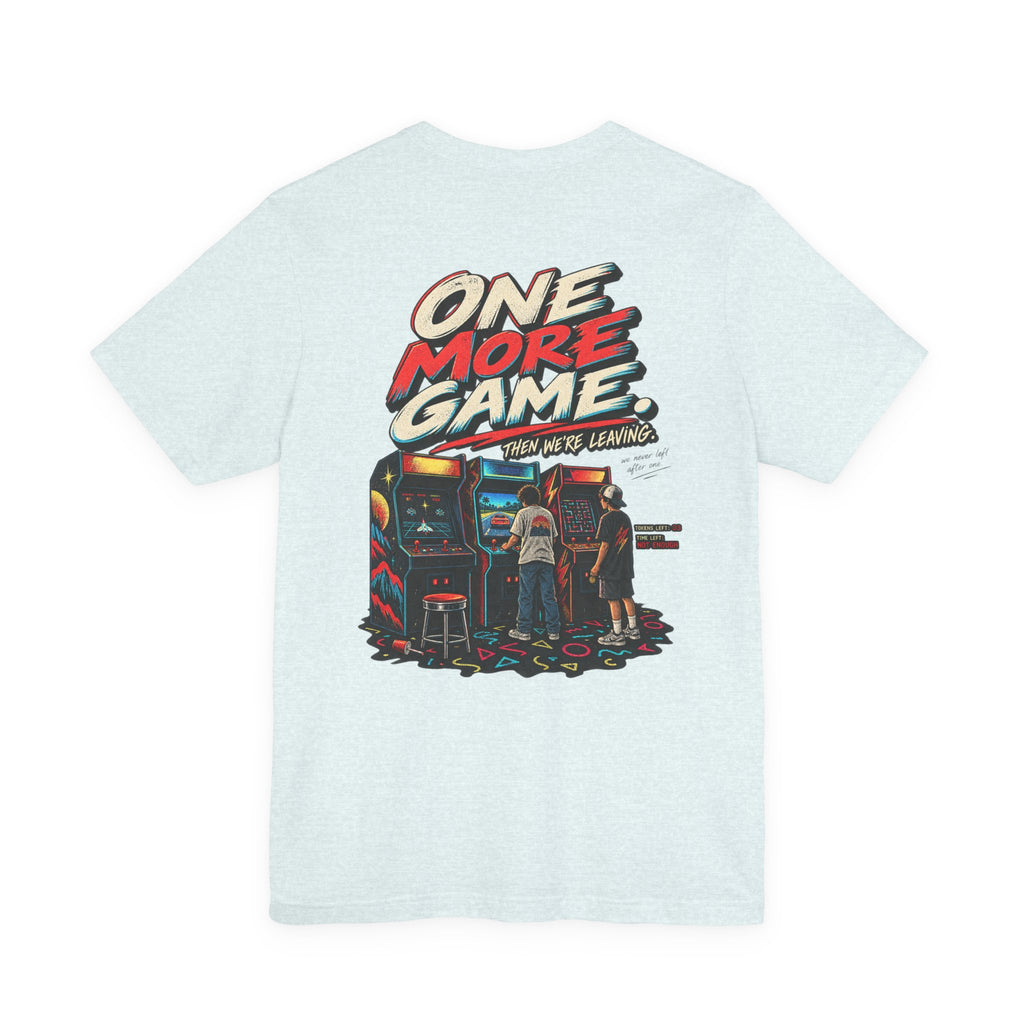 Insert Coin Arcade T‑Shirt — "One More Game" Retro Gaming Tee