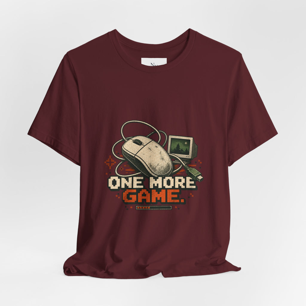 Gaming Tee — "One More Game" Retro LAN Party T-Shirt