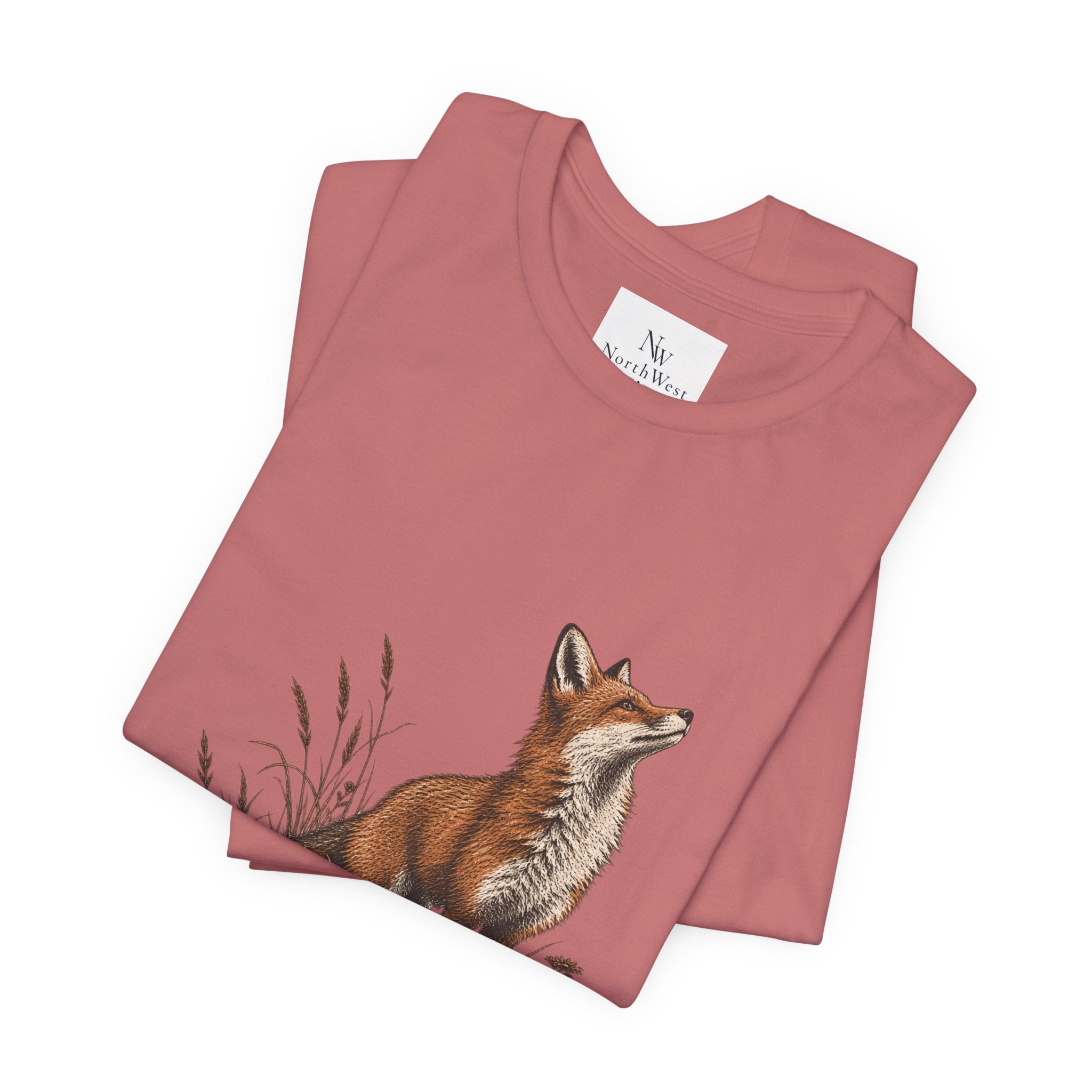 Wild Things Fox Tee — Woodland Nature Graphic T-Shirt