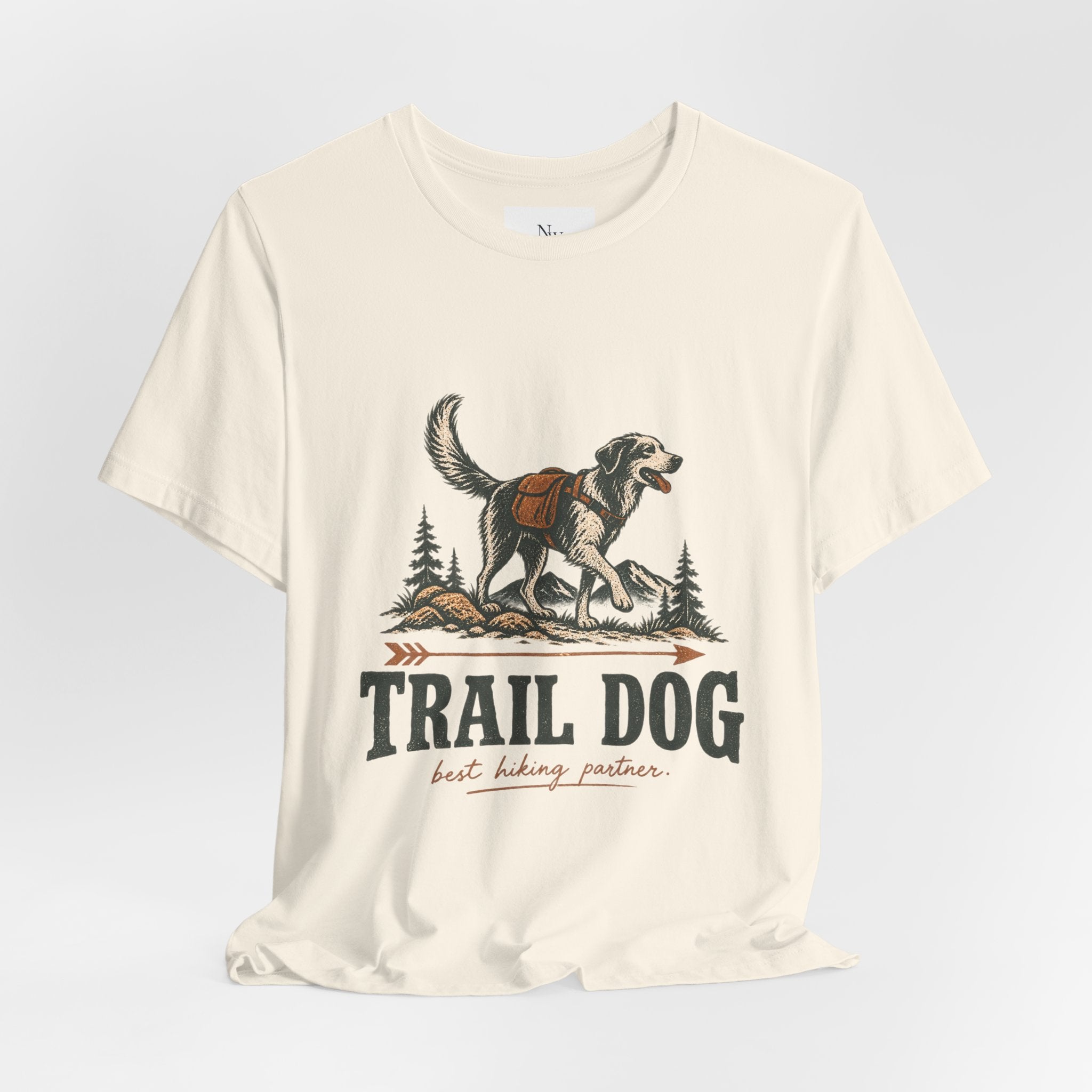 Trail Dog Tee — "Trails Are Better With Dogs" Outdoor Hiking Shirt