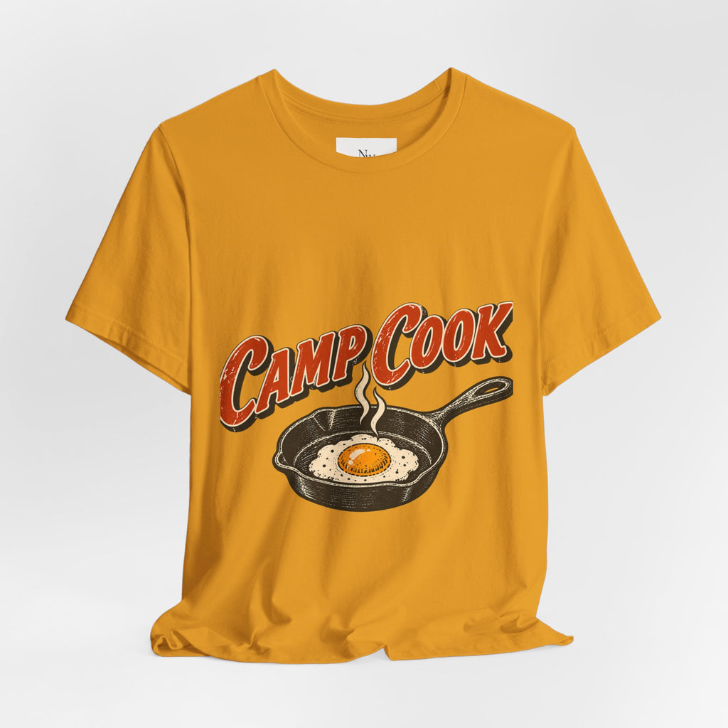 Camp Cook T‑Shirt — “Breakfast Tastes Better Outside” Camping Tee