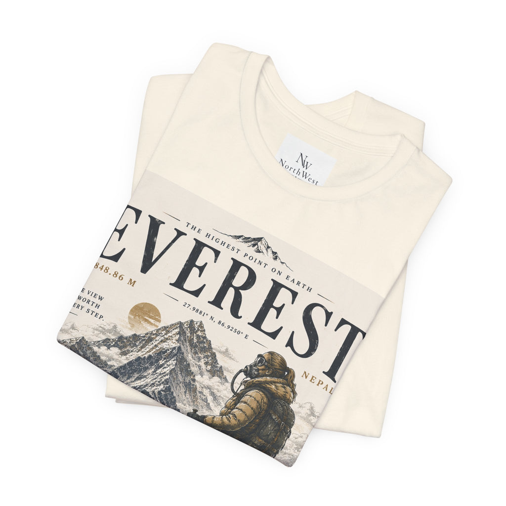 Everest Adventure Tee — Mountain Climber Vintage Graphic T‑Shirt
