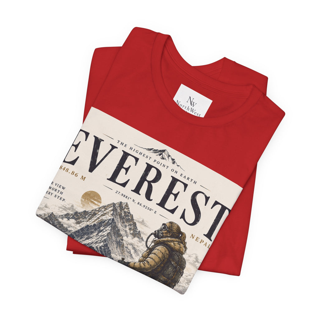 Everest Adventure Tee — Mountain Climber Vintage Graphic T‑Shirt