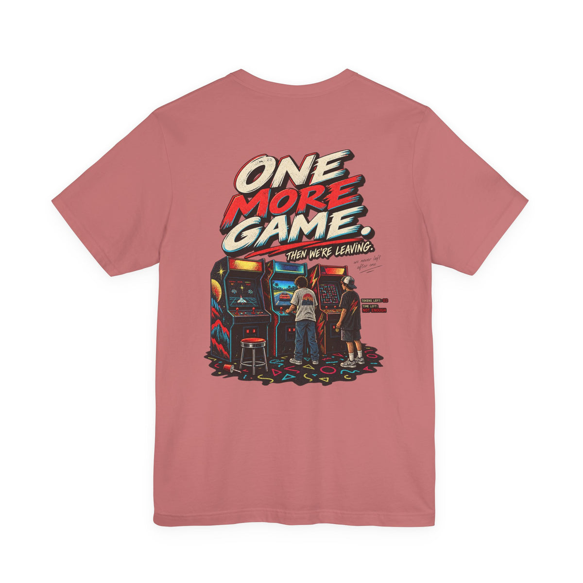 Insert Coin Arcade T‑Shirt — "One More Game" Retro Gaming Tee