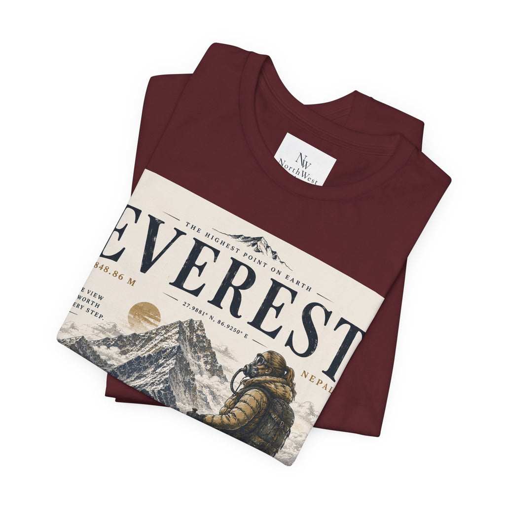 Everest Adventure Tee — Mountain Climber Vintage Graphic T‑Shirt