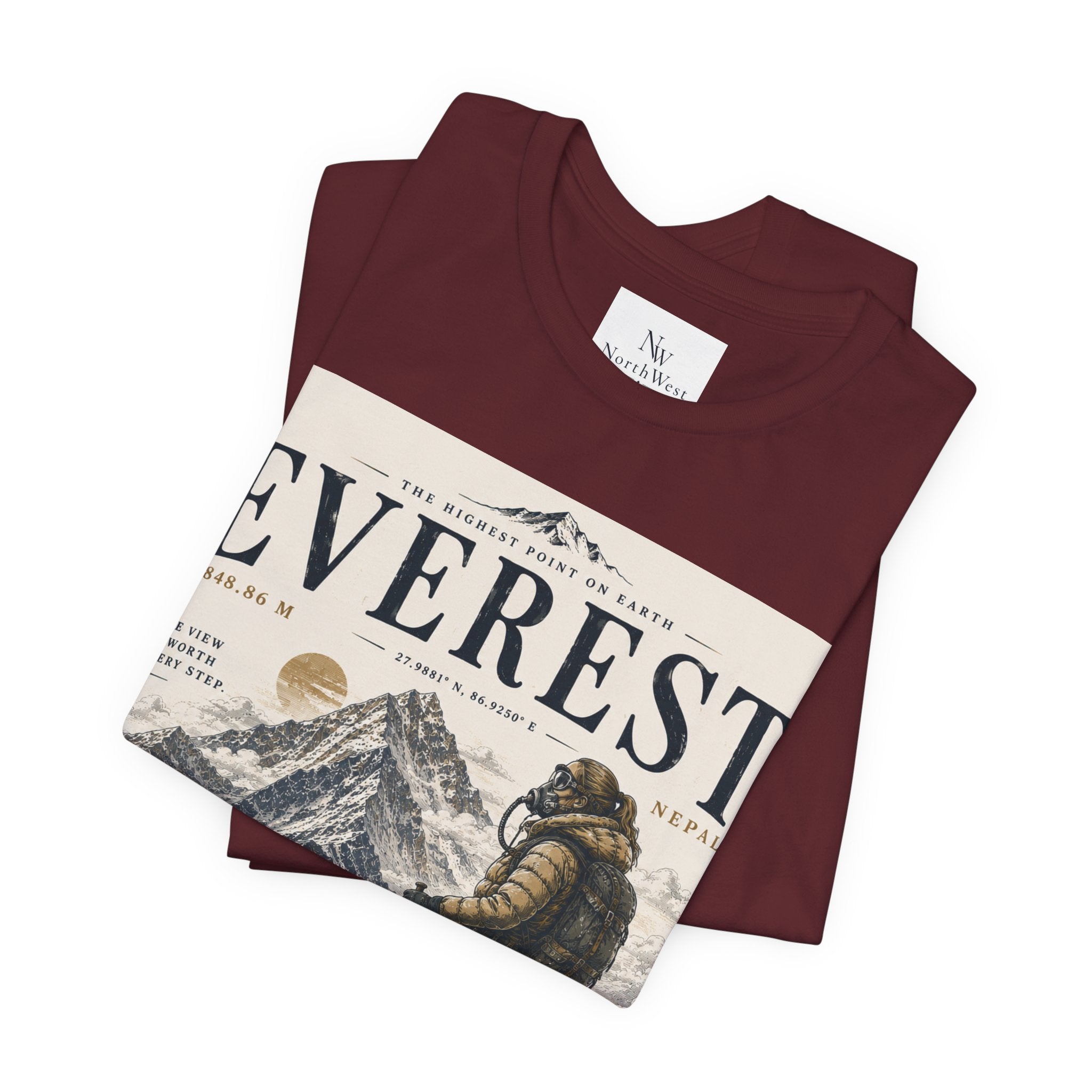 Everest Adventure Tee — Mountain Climber Vintage Graphic T‑Shirt