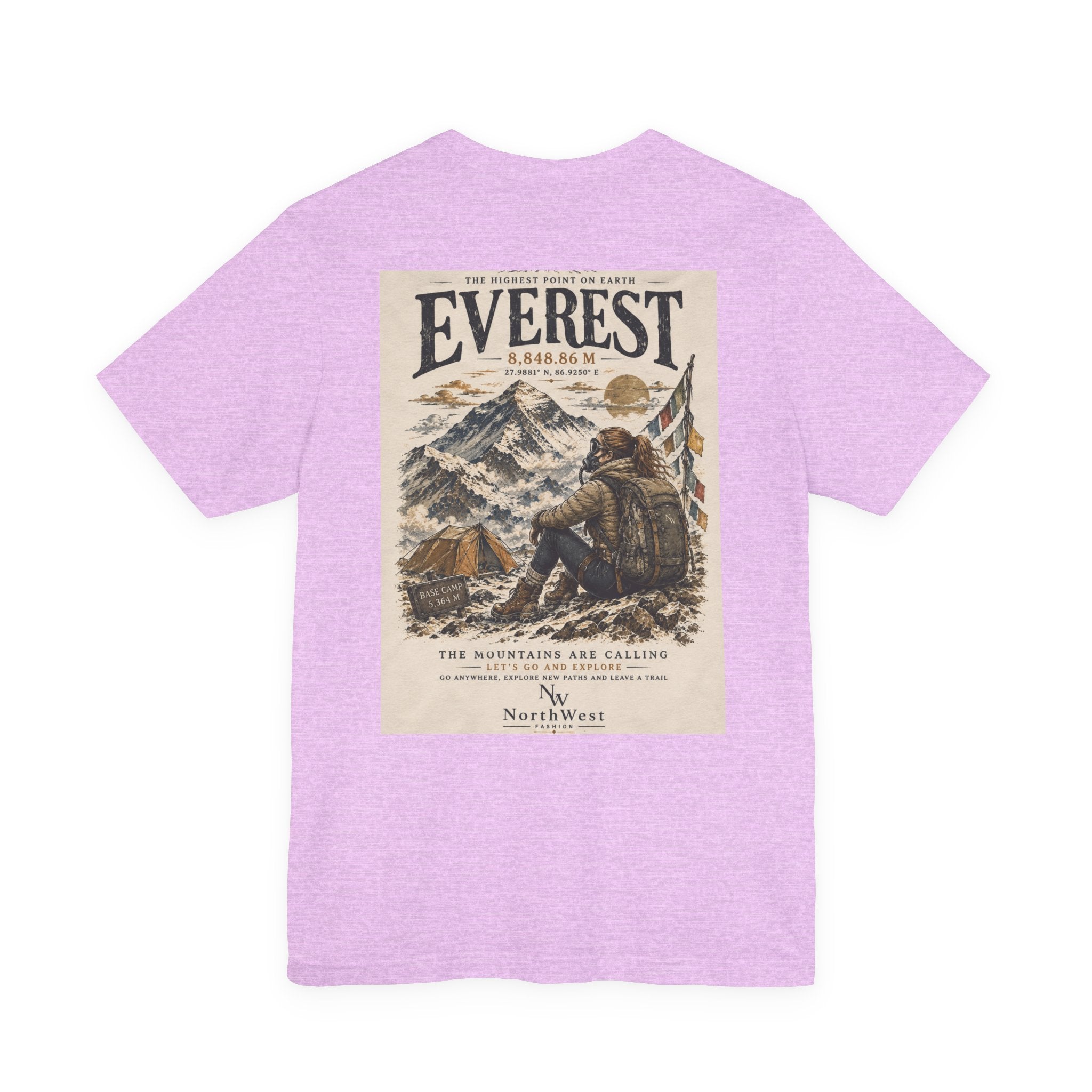 Everest Adventure Tee — Mountain Climber Vintage Graphic T‑Shirt