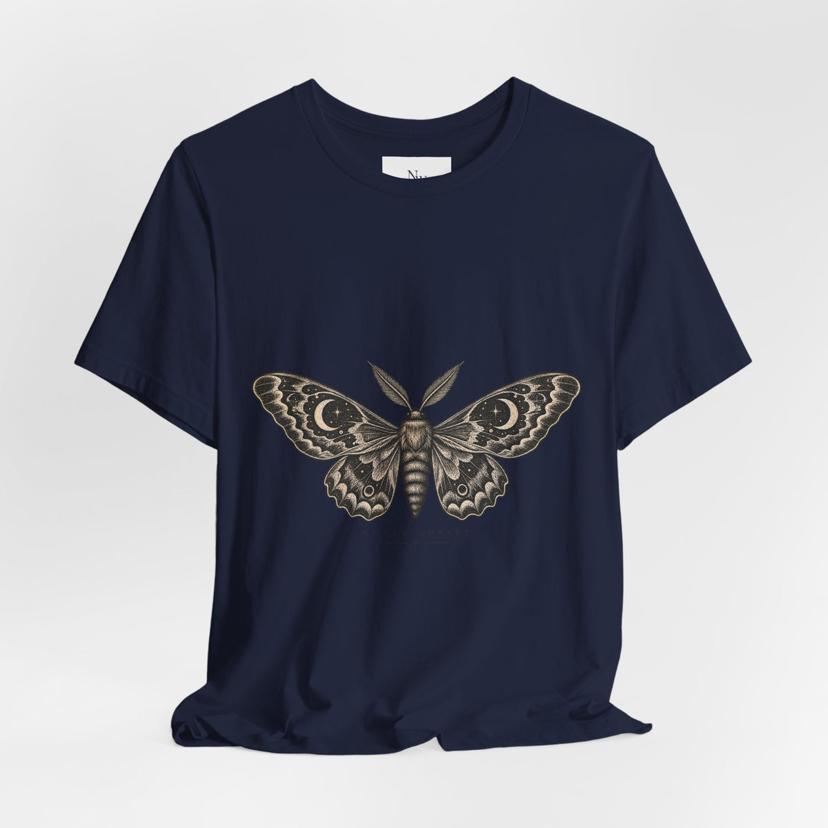 Meet Me After Sunset Tee — Vintage Moth & Moon Graphic T-Shirt