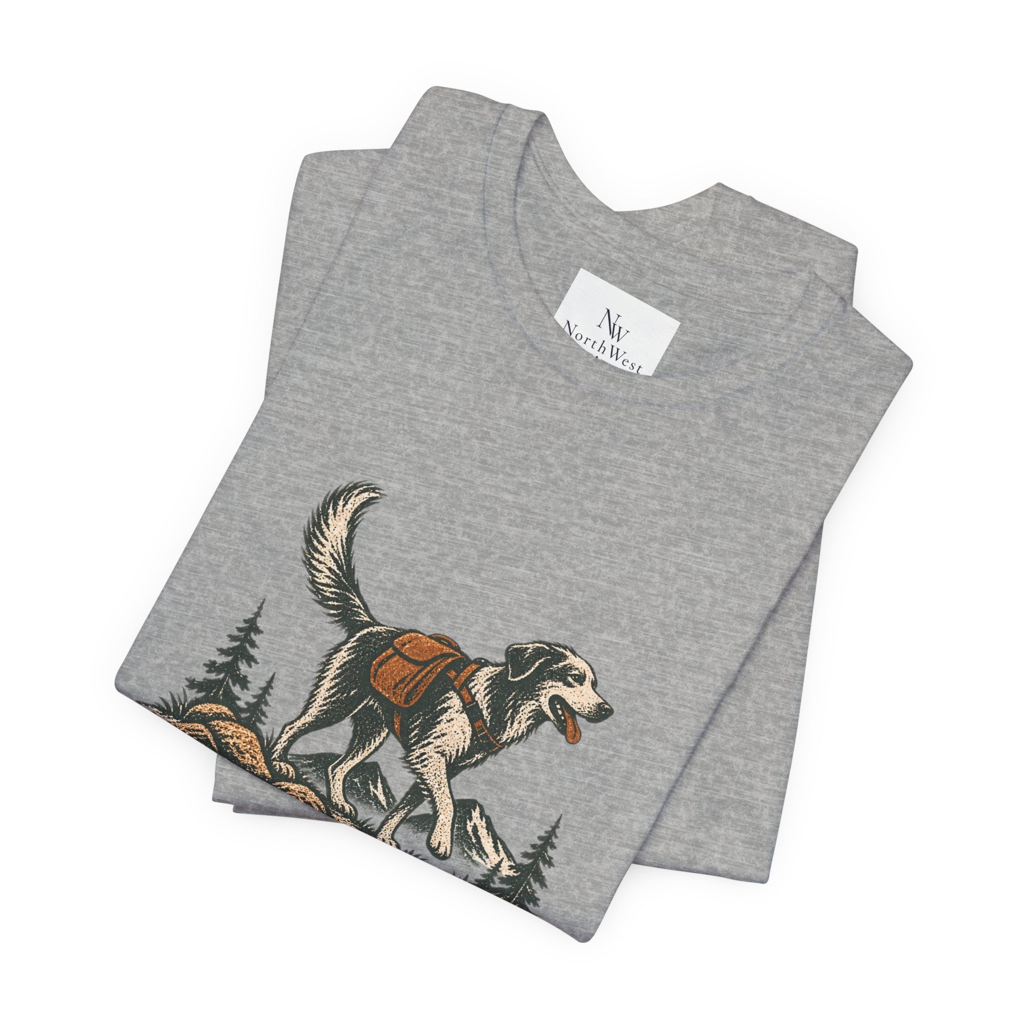 Trail Dog Tee — "Trails Are Better With Dogs" Outdoor Hiking Shirt