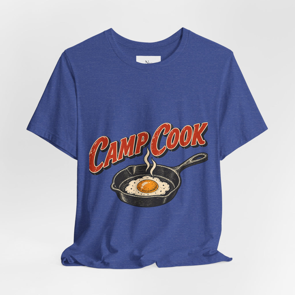 Camp Cook T‑Shirt — “Breakfast Tastes Better Outside” Camping Tee