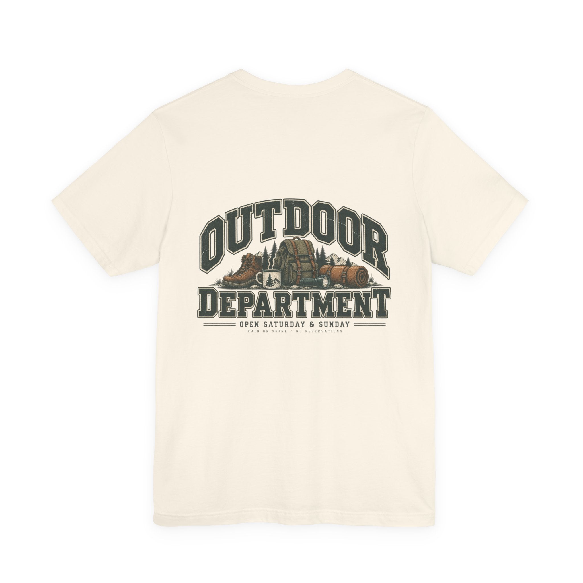 Outdoor Dept. Graphic Tee — Adventure Camping T-Shirt