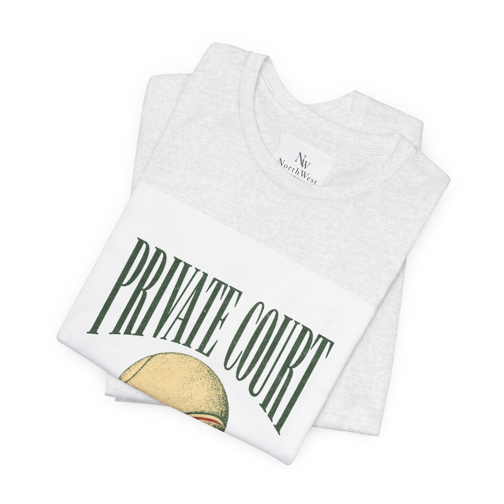 Private Court Tennis Tee — "After Four" Vintage Tennis Graphic T‑Shirt