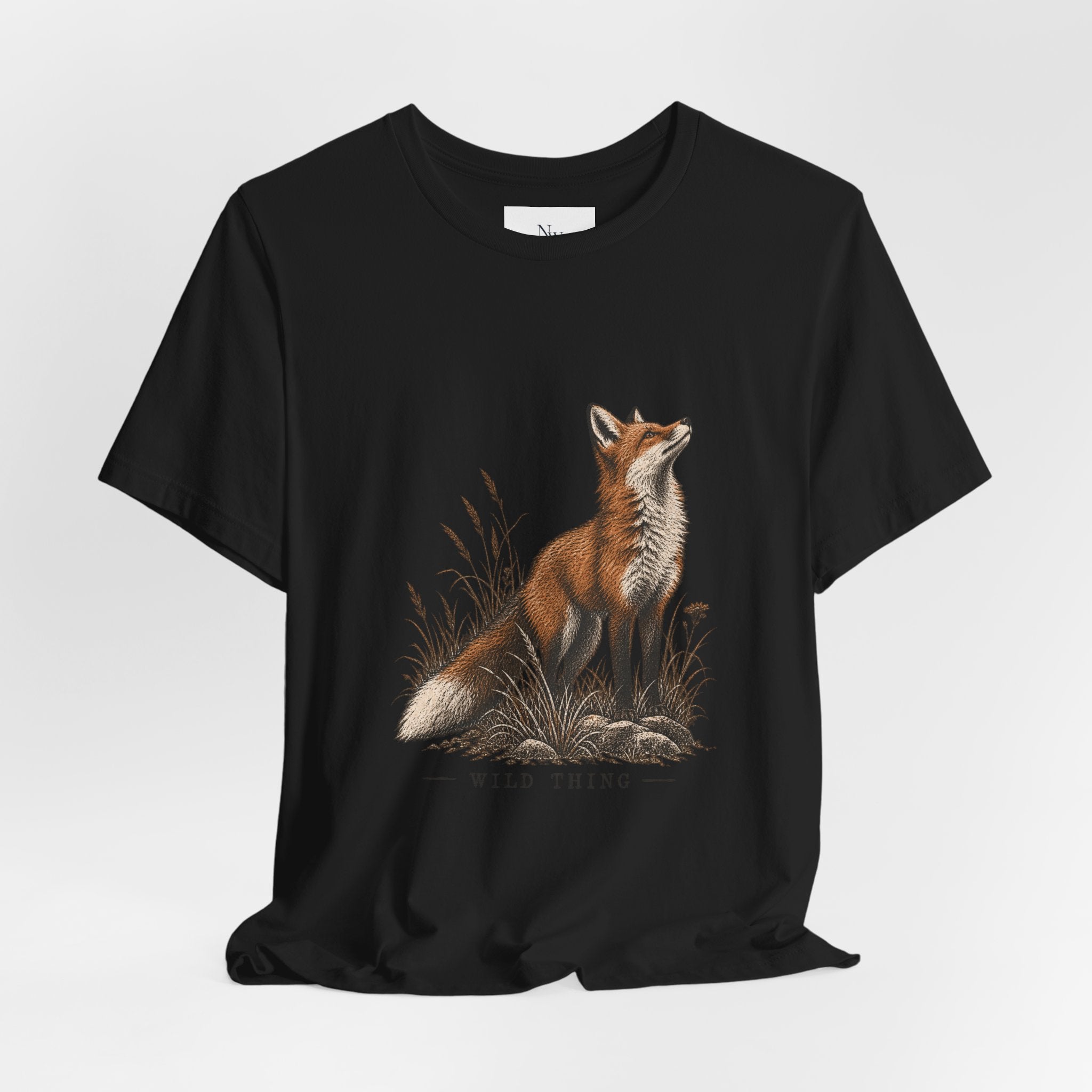 Wild Things Fox Tee — Woodland Nature Graphic T-Shirt