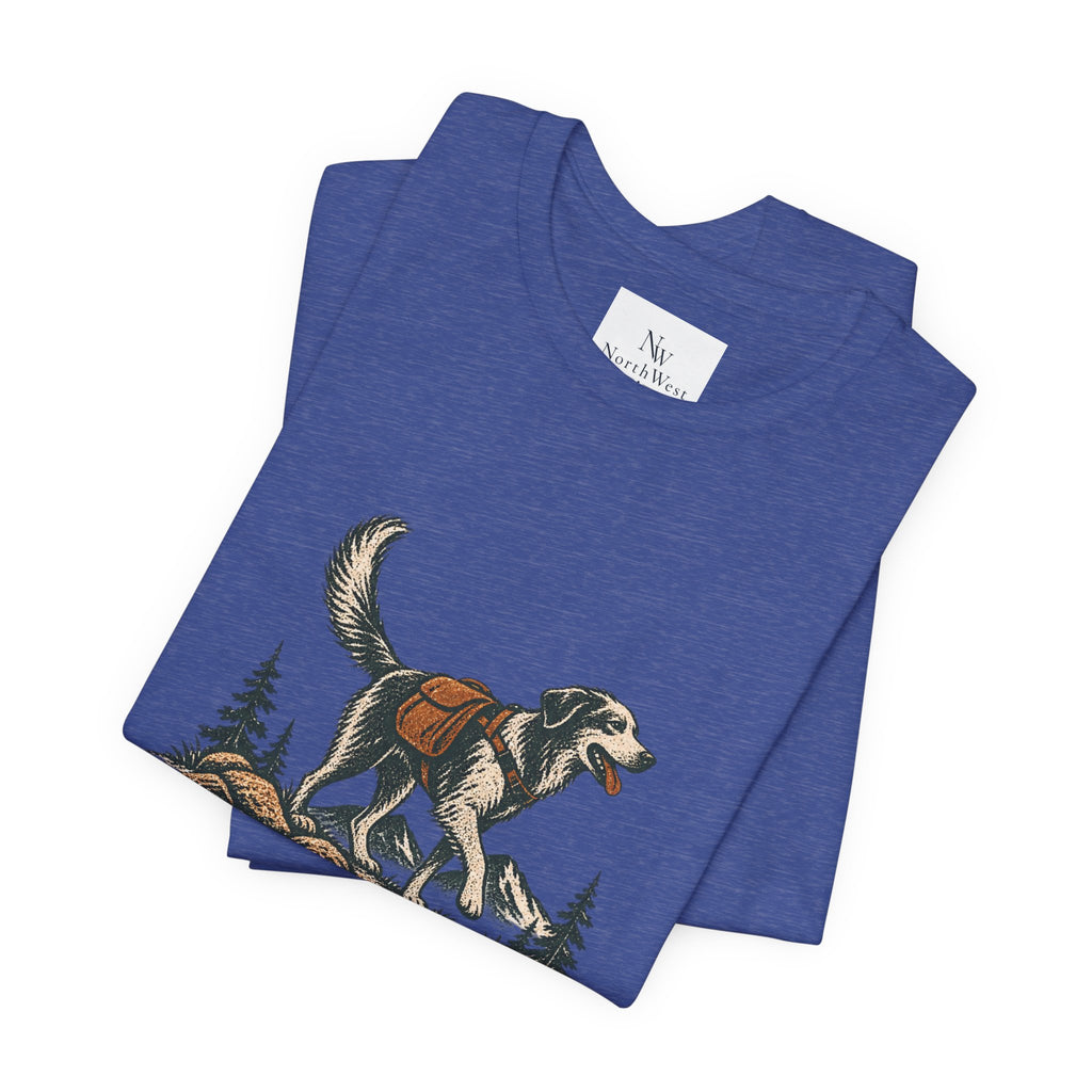 Trail Dog Tee — "Trails Are Better With Dogs" Outdoor Hiking Shirt