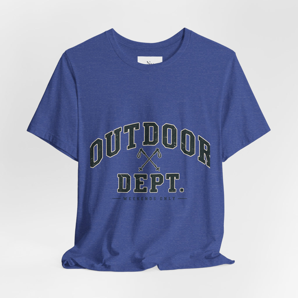 Outdoor Dept. Graphic Tee — Adventure Camping T-Shirt