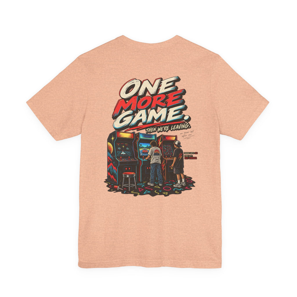 Insert Coin Arcade T‑Shirt — "One More Game" Retro Gaming Tee