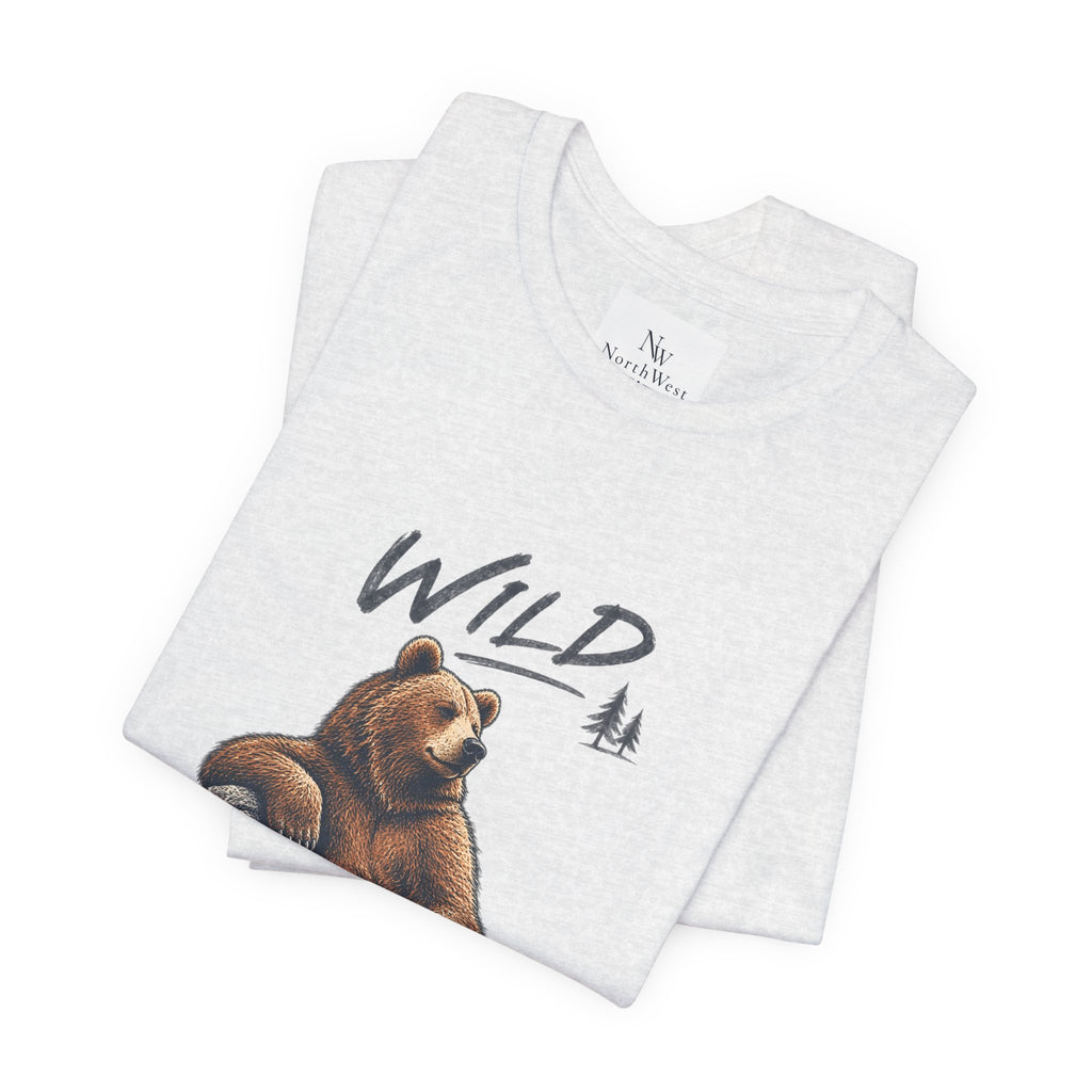 Wild at Heart Bear T-Shirt — Outdoor Nature Graphic Tee