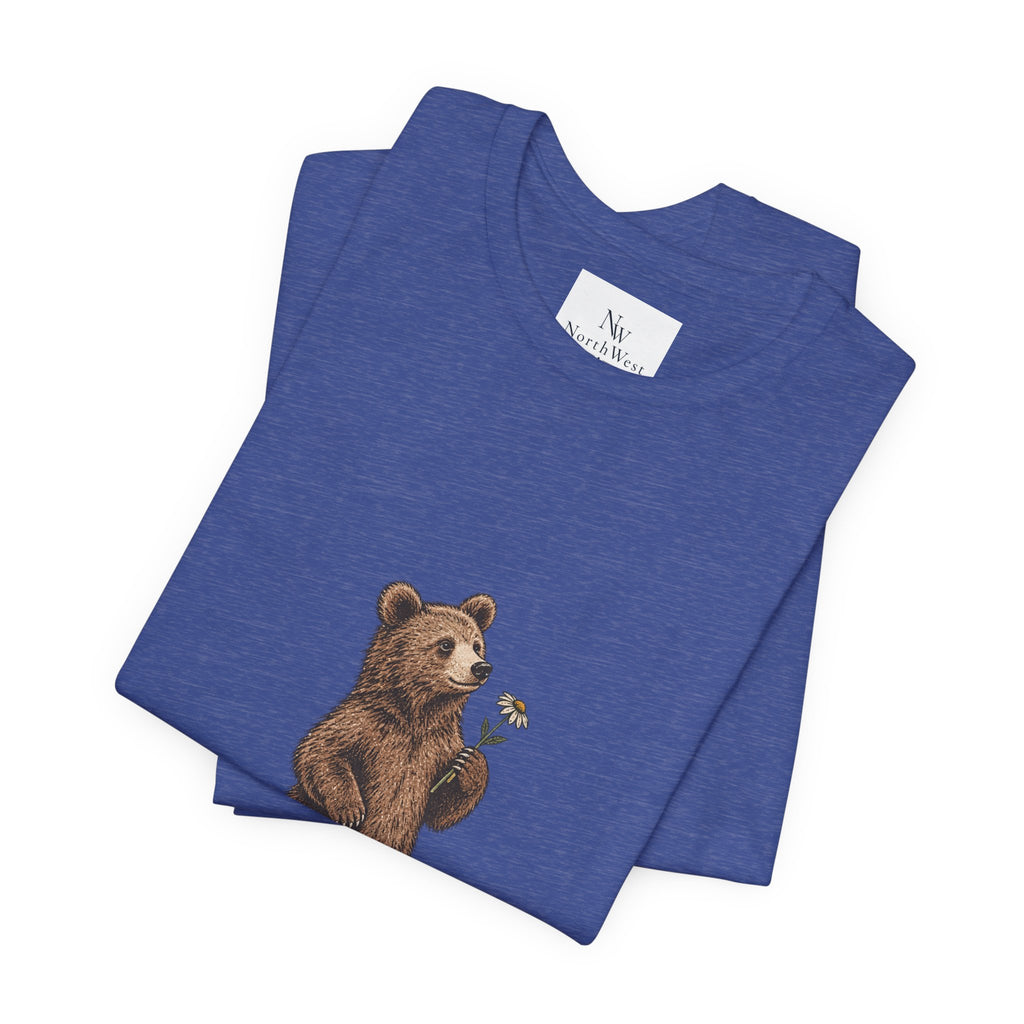 Little Wild One Bear Tee — Born A Little Wild Graphic T-Shirt