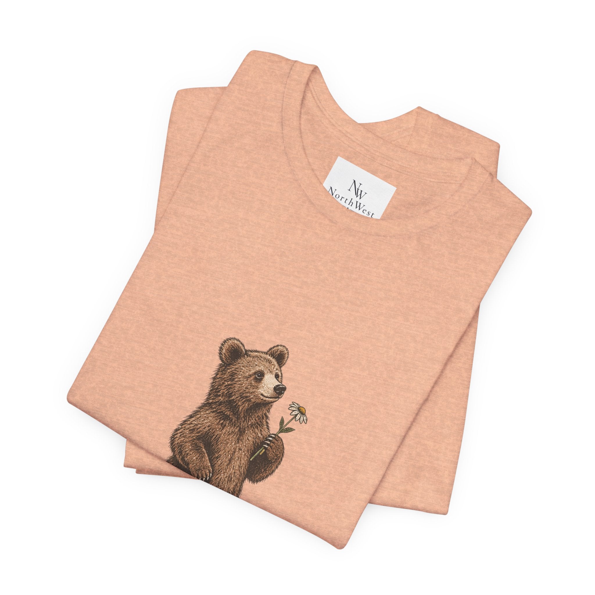 Little Wild One Bear Tee — Born A Little Wild Graphic T-Shirt