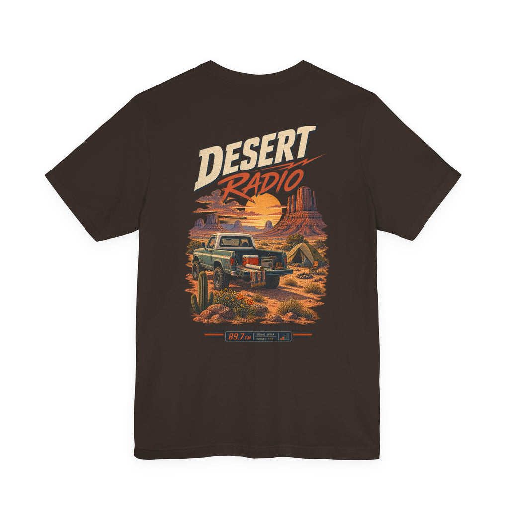 Desert Radio Tee — '89.7 Nowhere FM' Vintage Desert Radio Graphic T-Shirt