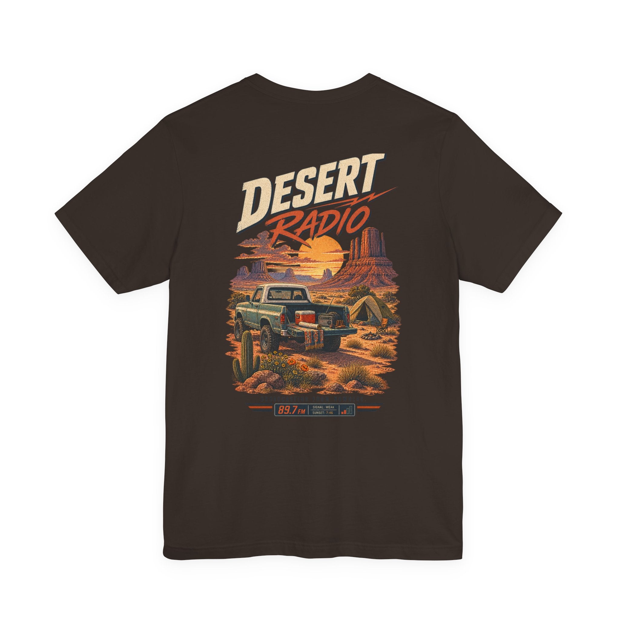 Desert Radio Tee — '89.7 Nowhere FM' Vintage Desert Radio Graphic T-Shirt
