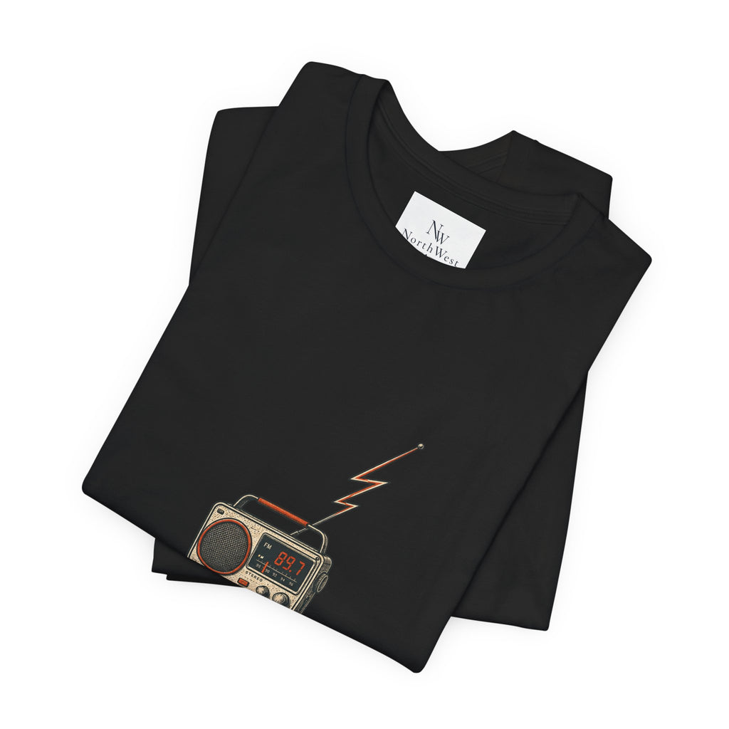 Desert Radio Tee — '89.7 Nowhere FM' Vintage Desert Radio Graphic T-Shirt