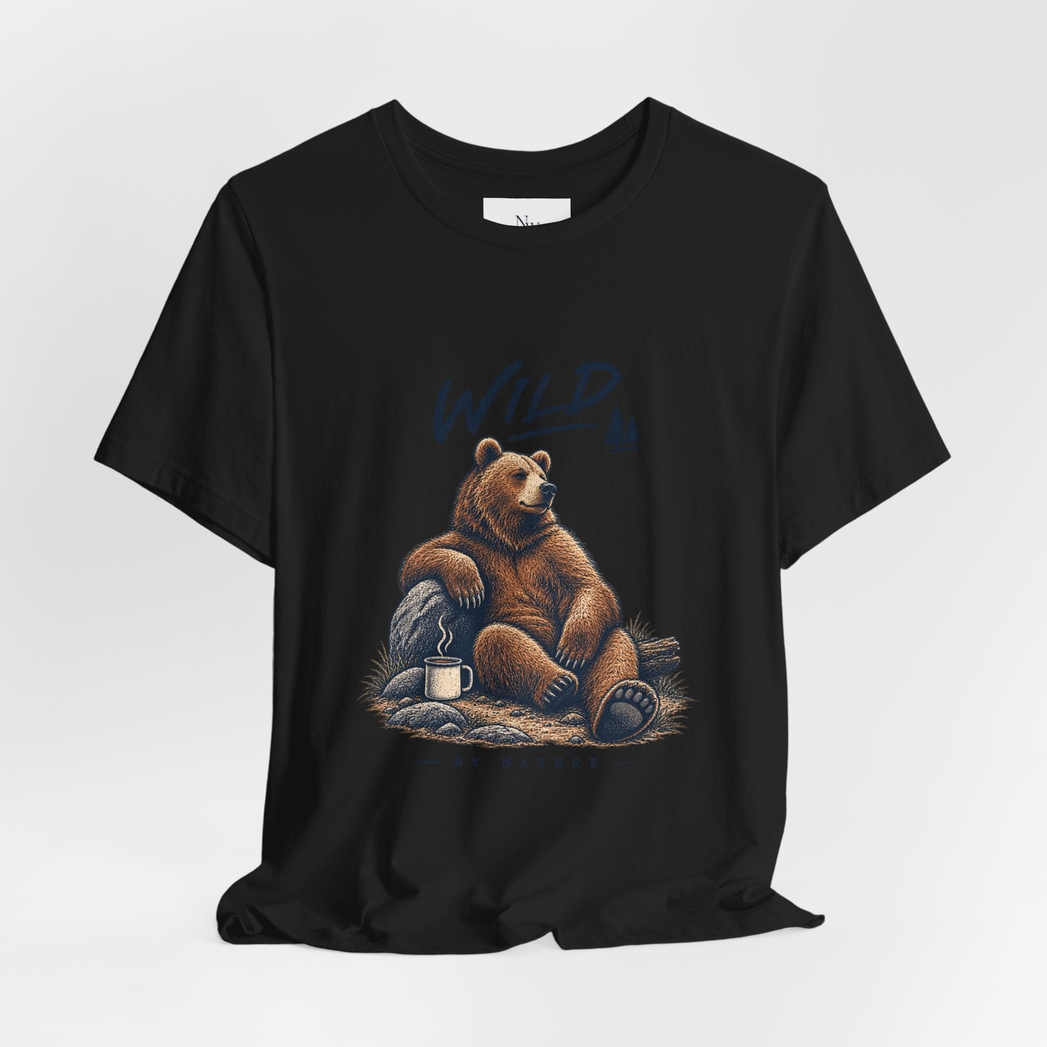 Wild at Heart Bear T-Shirt — Outdoor Nature Graphic Tee