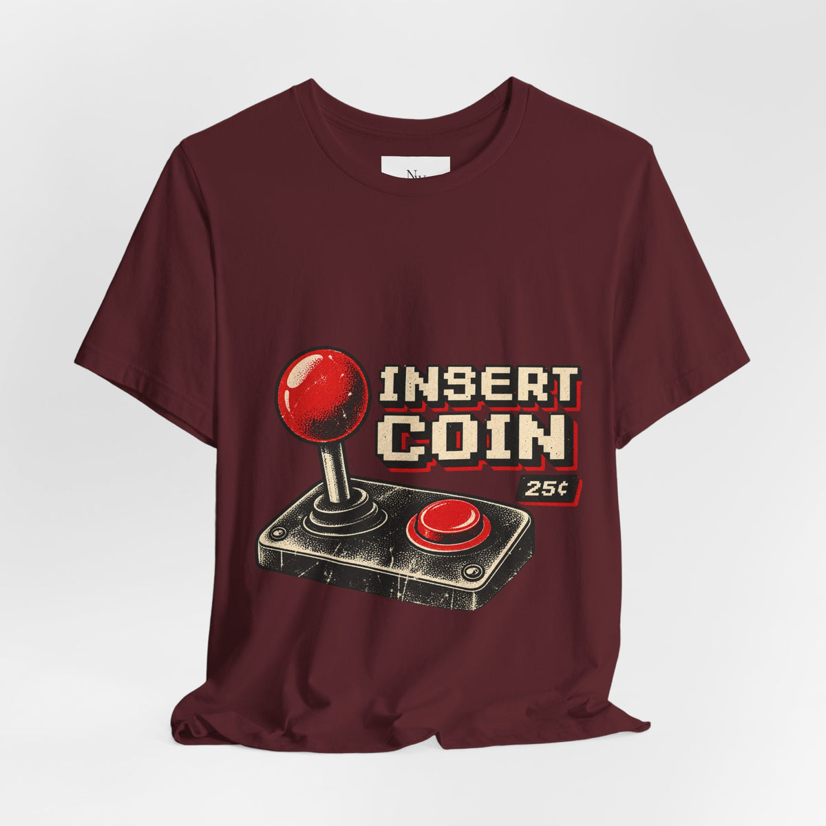 Insert Coin Arcade T‑Shirt — "One More Game" Retro Gaming Tee