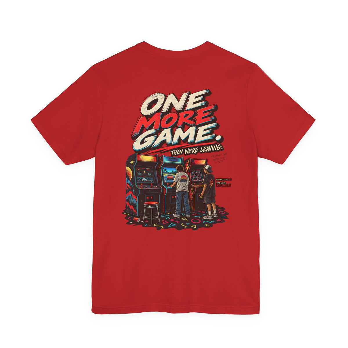 Insert Coin Arcade T‑Shirt — "One More Game" Retro Gaming Tee