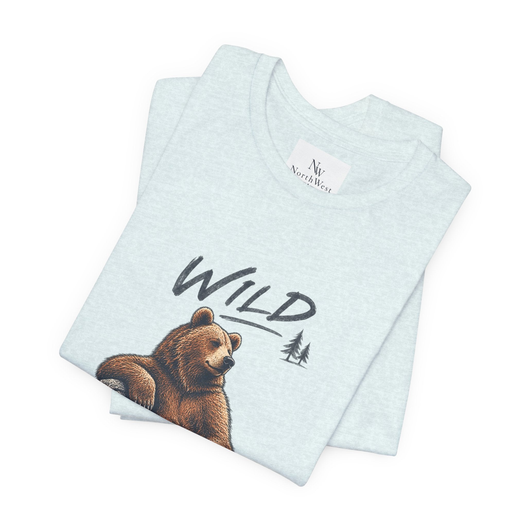 Wild at Heart Bear T-Shirt — Outdoor Nature Graphic Tee