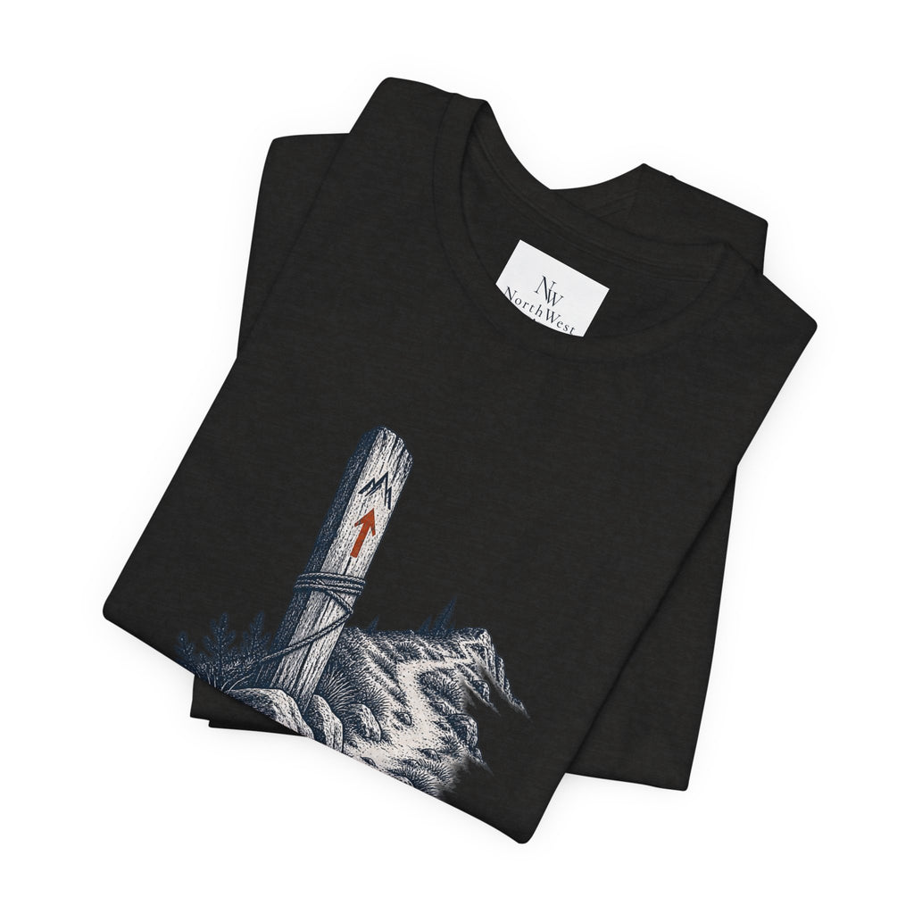 Take The Long Way T‑Shirt — Scenic Hiking Adventure Tee ("Take the Long Way" / "The Long Way Home")