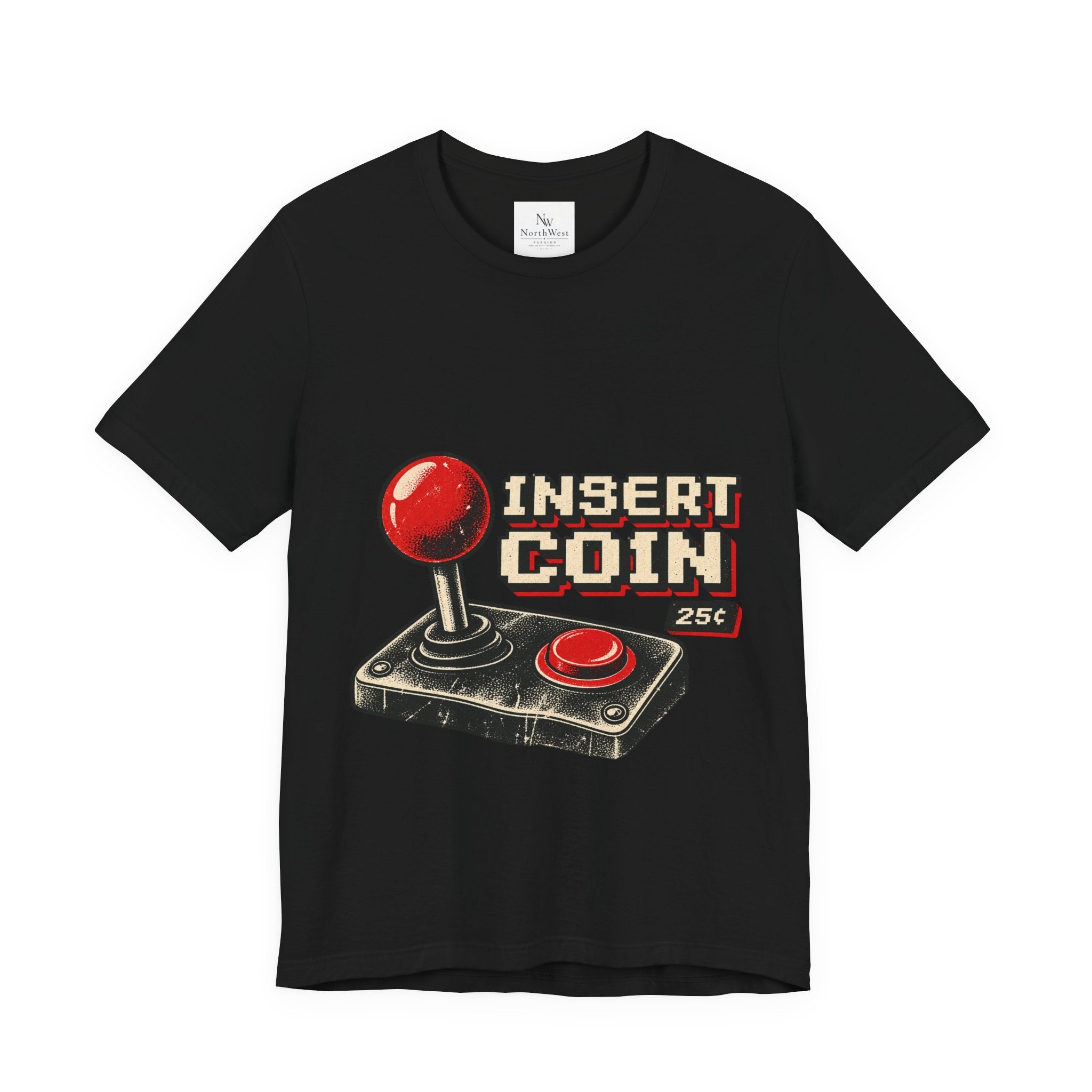 Insert Coin Arcade T‑Shirt — "One More Game" Retro Gaming Tee