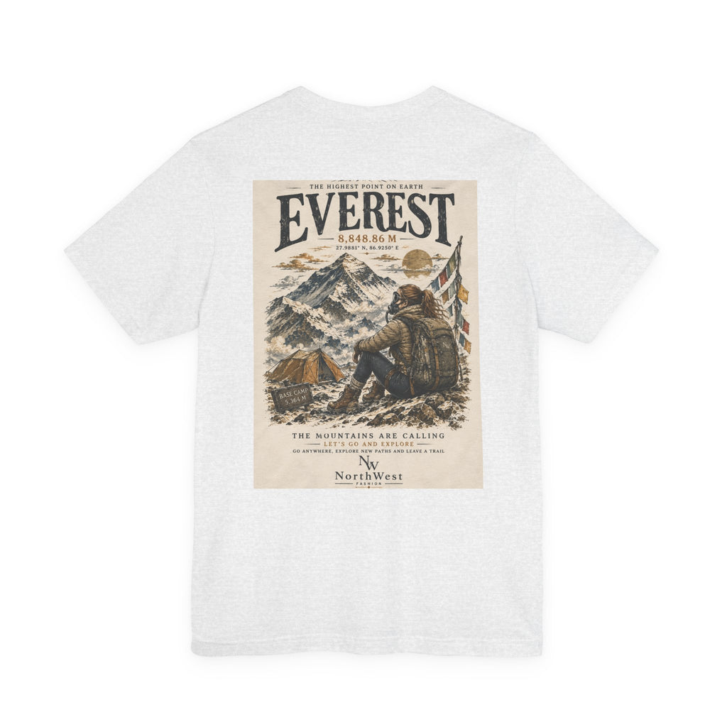 Everest Adventure Tee — Mountain Climber Vintage Graphic T‑Shirt
