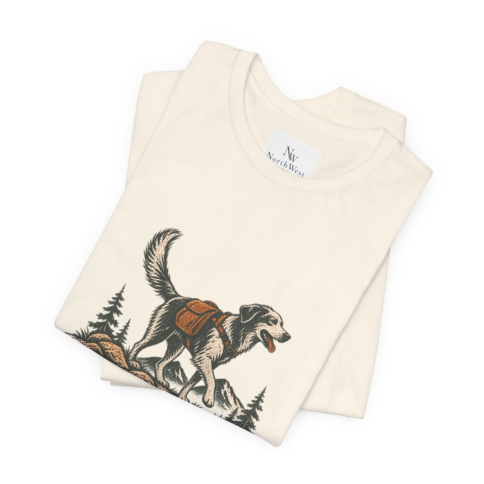 Trail Dog Tee — "Trails Are Better With Dogs" Outdoor Hiking Shirt