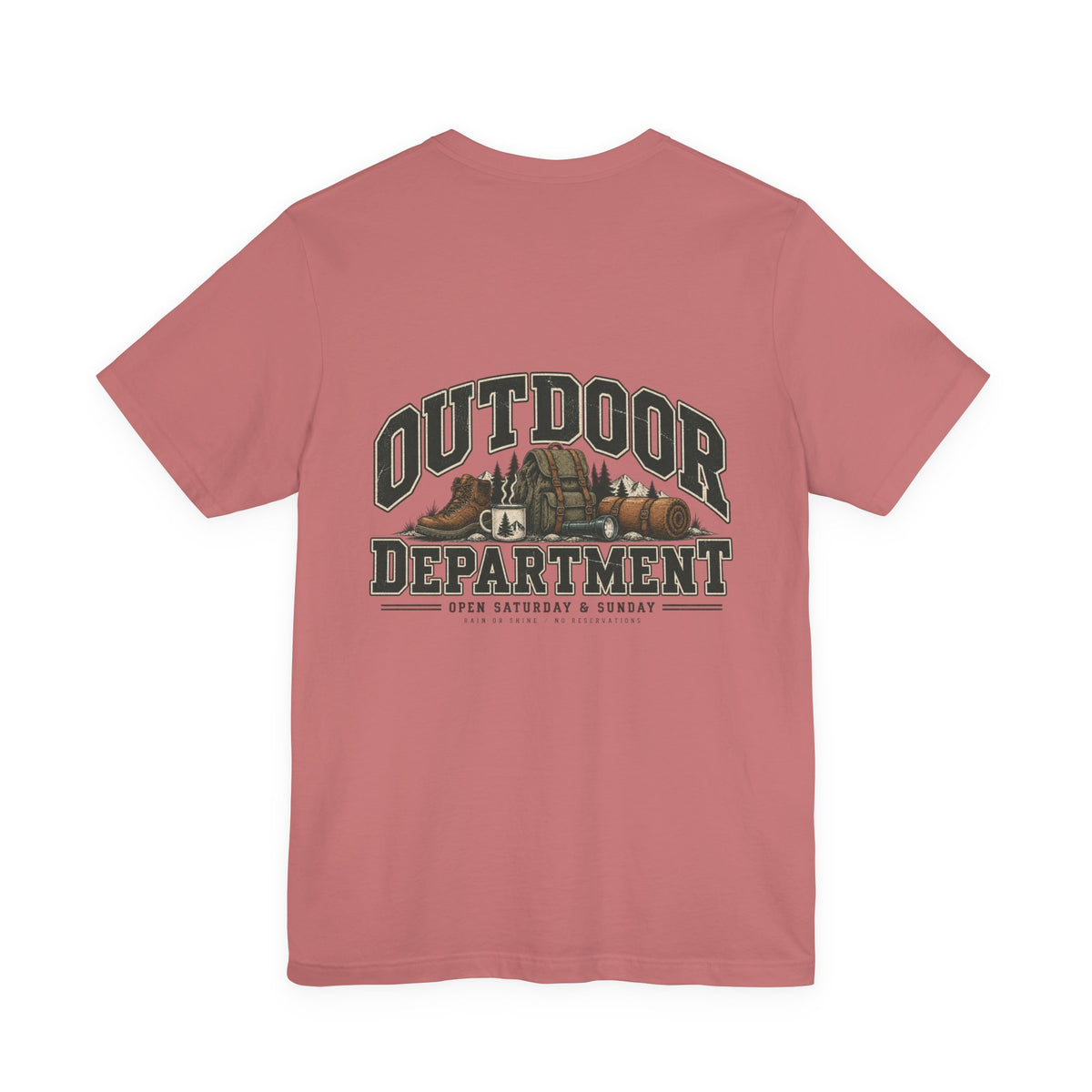 Outdoor Dept. Graphic Tee — Adventure Camping T-Shirt