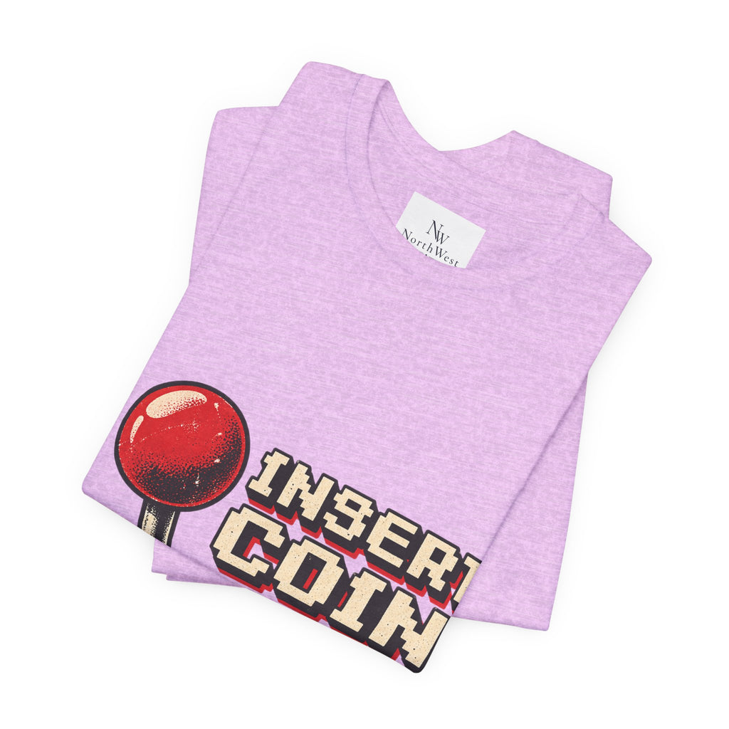 Insert Coin Arcade T‑Shirt — "One More Game" Retro Gaming Tee