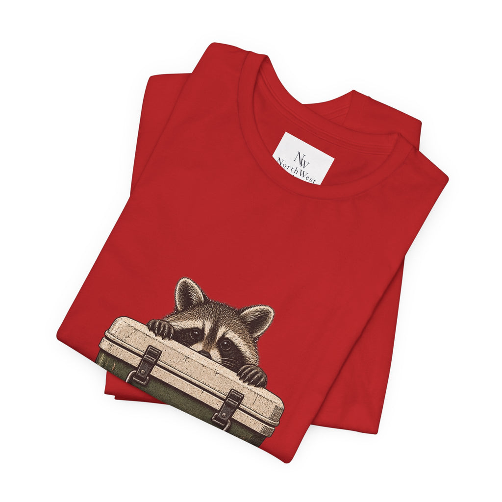 Local Wildlife Raccoon Camping Tee