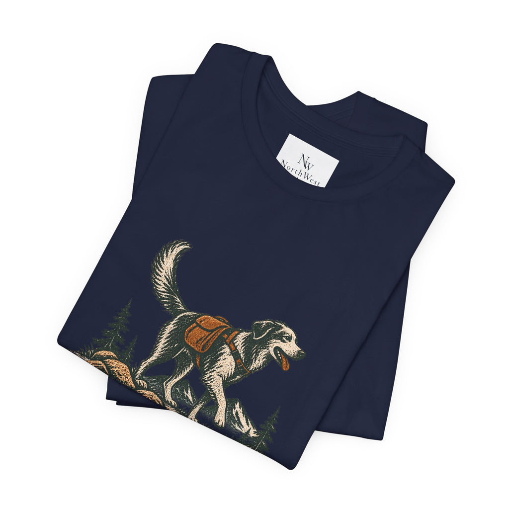 Trail Dog Tee — "Trails Are Better With Dogs" Outdoor Hiking Shirt
