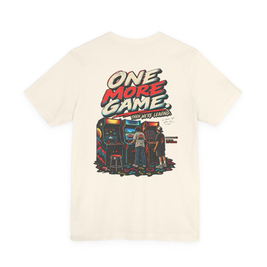 Insert Coin Arcade T‑Shirt — "One More Game" Retro Gaming Tee