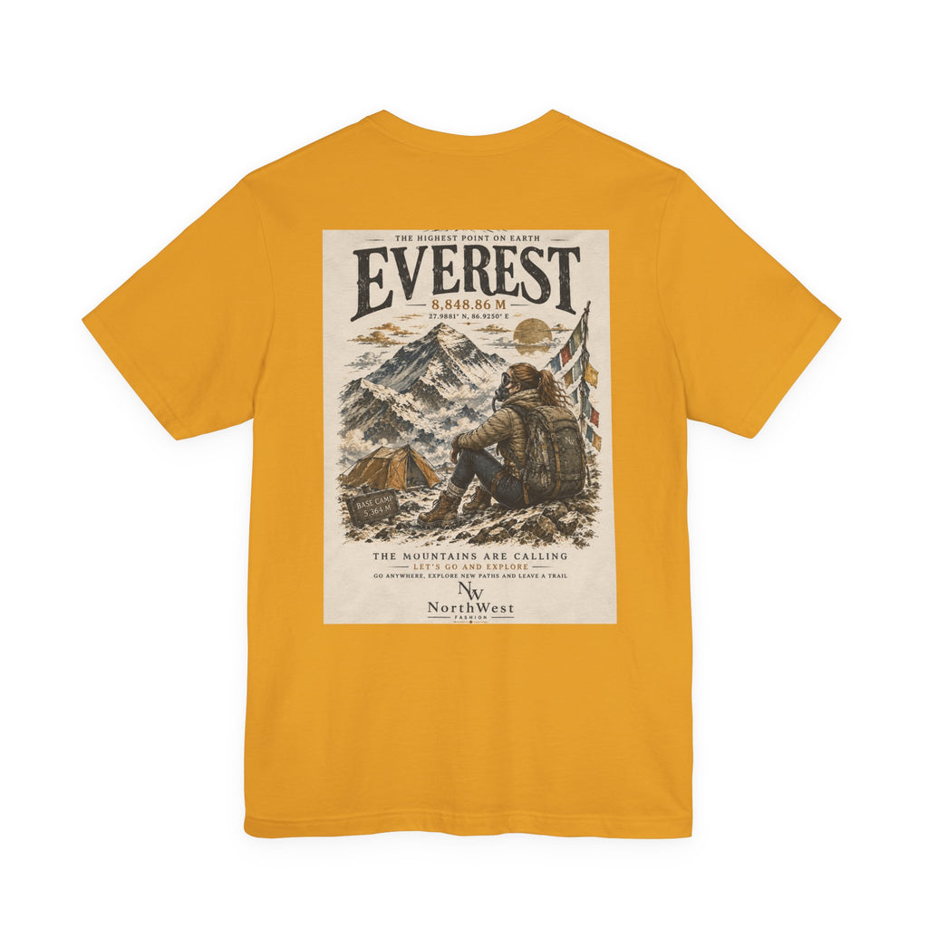 Everest Adventure Tee — Mountain Climber Vintage Graphic T‑Shirt
