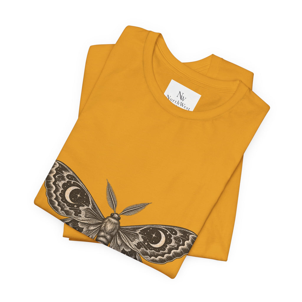 Meet Me After Sunset Tee — Vintage Moth & Moon Graphic T-Shirt