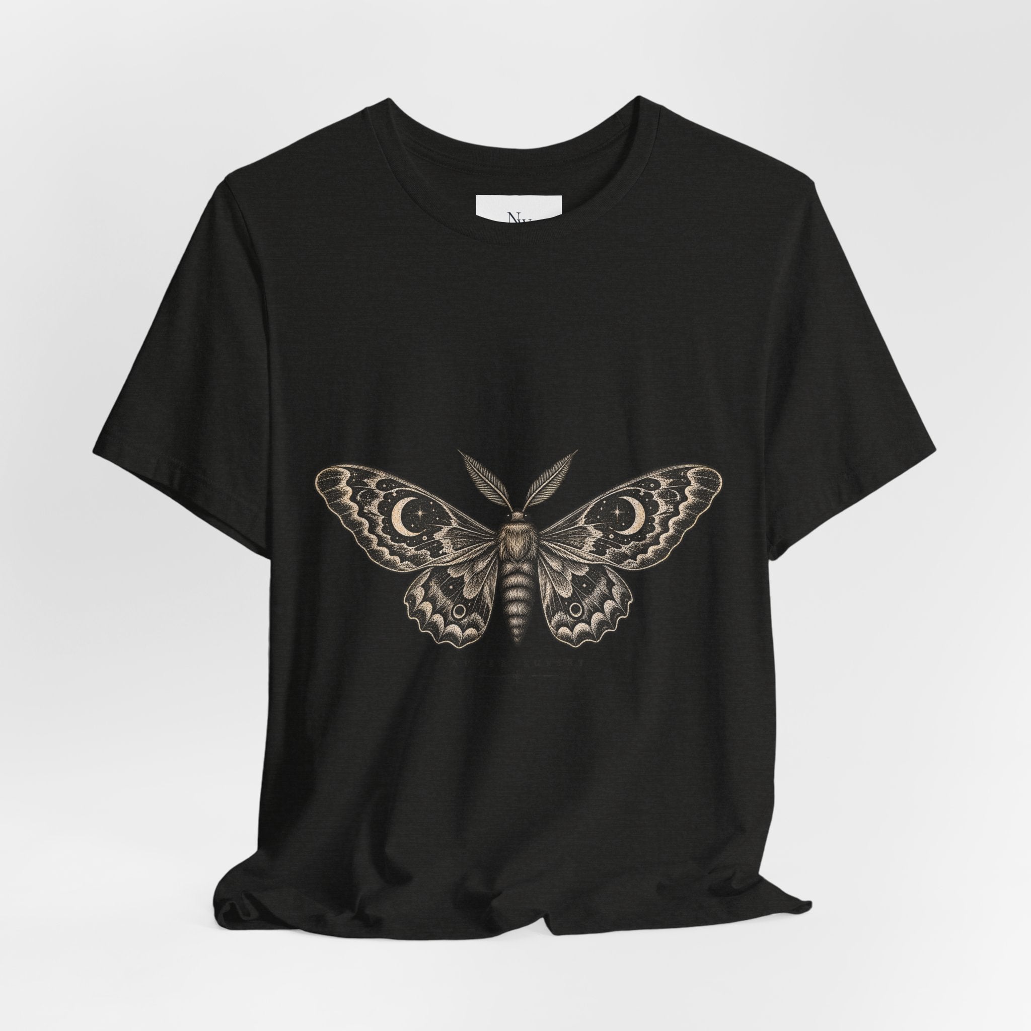 Meet Me After Sunset Tee — Vintage Moth & Moon Graphic T-Shirt